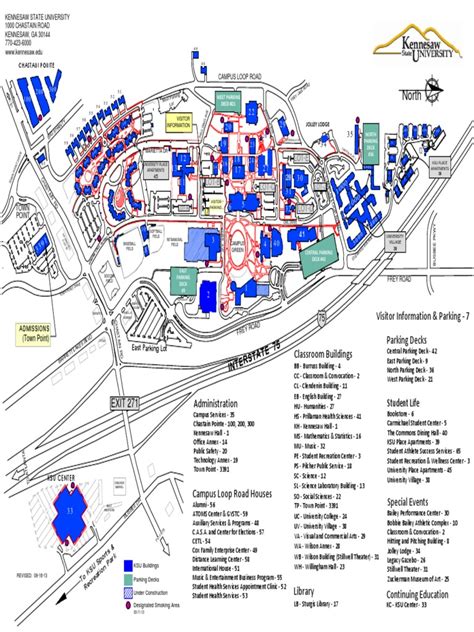 Kennesaw State University Campus Map: A Visual Guide to Buildings ...