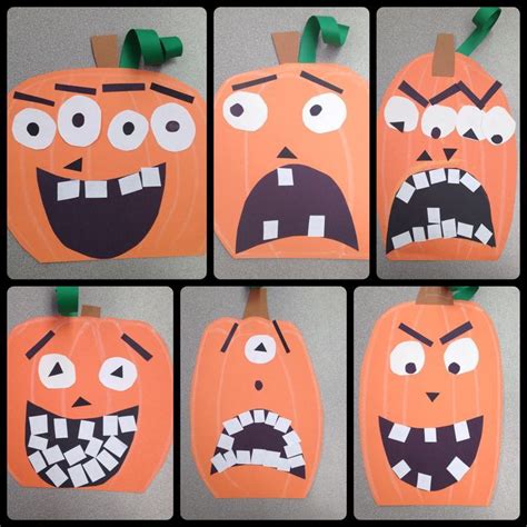 Halloween pumpkin art lesson project / special education / elementary ...