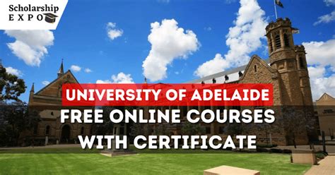 Free Online Courses Offered by the University of Adelaide for ...