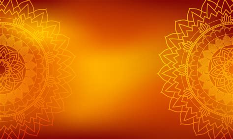 Orange Mandala Background 1178887 Vector Art at Vecteezy