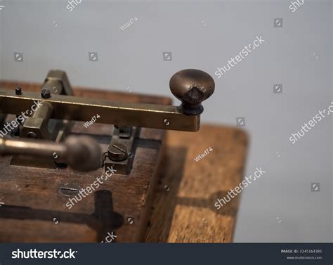 Telegraph Key Telegraph Machine Stock Photo 2245164385 | Shutterstock