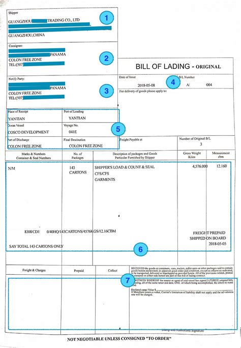 Bill Of Lading