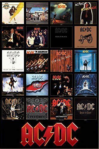 AC/DC album covers through the years #acdc #albumcovers | Acdc album covers, Acdc, Poster frame