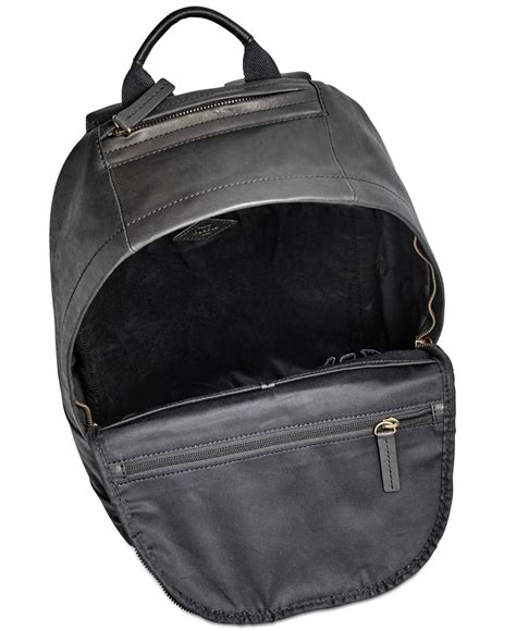 Lyst - Fossil Estate Leather Backpack in Black for Men