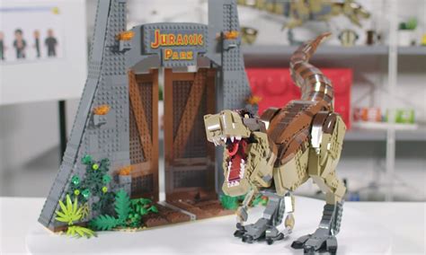 Check Out this LEGO Jurassic Park: T. rex Rampage Designer Video