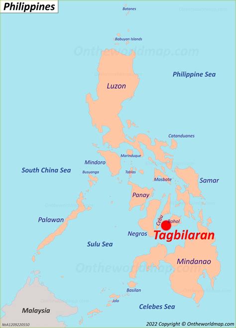 Tagbilaran Map | Philippines | Detailed Maps of Tagbilaran