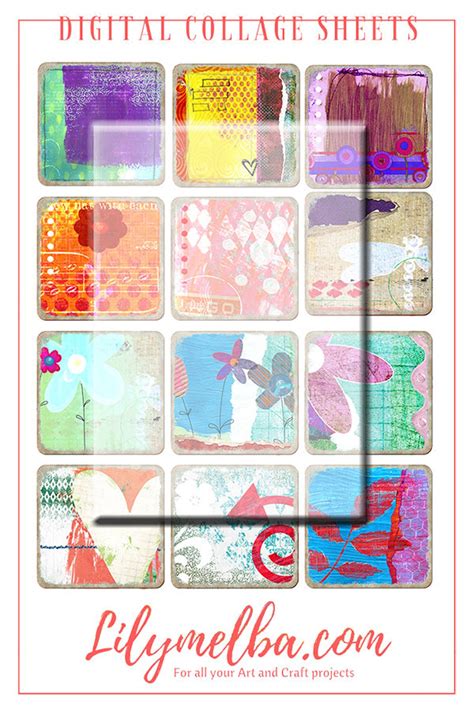 24 Individual Chipboard. Scrapbook Elements. Instant Dtigital Download ...