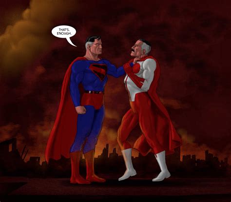 Superman vs Omni-Man Fan Art | Fandom