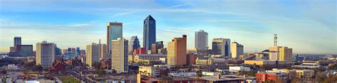 Jacksonville Skyline Morning Day Color Panorama Florida Photograph by ...