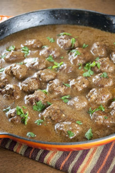 Swedish Meatballs with Creamy Gravy | Wishes and Dishes