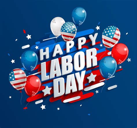 Happy Labor Day holiday banner. 416236 Vector Art at Vecteezy