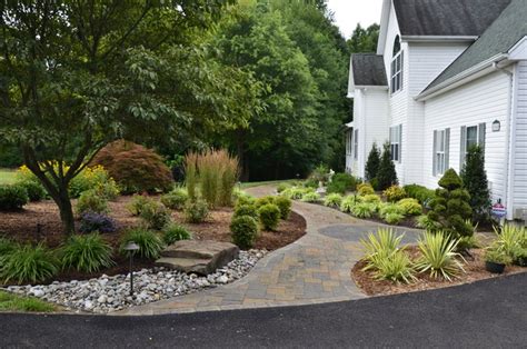 Front Yard Curb Appeal - Huntingtown - Traditional - Landscape - other ...