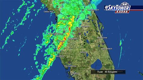 Live SkyTower Radar: Florida severe weather | One-News