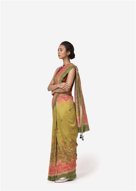 Buy Jamavar Saree from C&W | Saree for Women – Canvas And Weaves