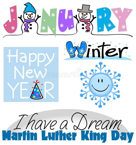 24th January Birthday Clipart