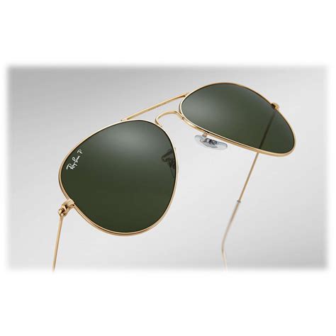 Ray-Ban - RB3025 001/58 - Original Aviator Classic - Gold - Polarized ...