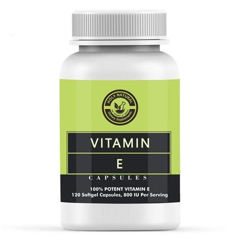 Vitamin E Capsule - 120 Capsule| Holy Natural