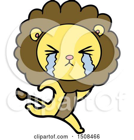 Cartoon Crying Lion Running Away by lineartestpilot #1508466