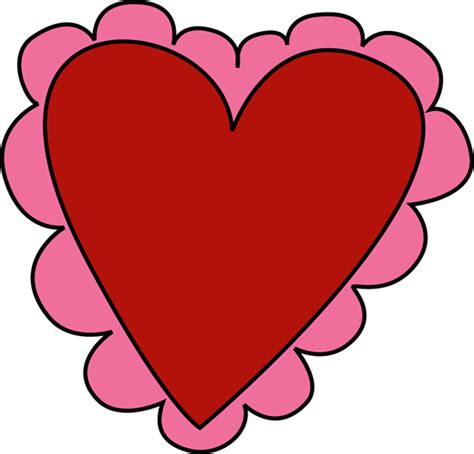 Pink And Red Valentine S Day Heart Clip Art Pink And Red N4vBQd Clipart