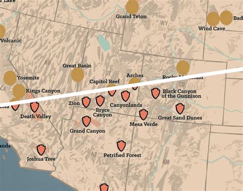 US National Parks Scratch-Off Checklist Map 11x14 Print - Best Maps Ever