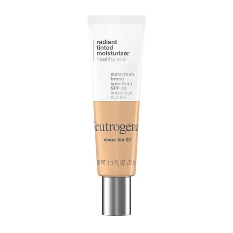 Neutrogena Radiant Tinted Moisturizer, SPF 30 (Middle Shade) | 1.1 ...