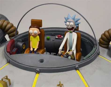 Rick & Morty Space Cruiser Model on Behance