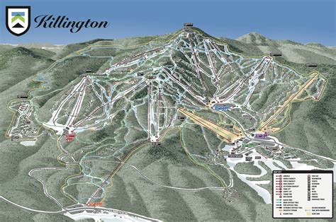 Killington Resort Pistenplan | Pistenübersicht Killington Resort | Panoramakarte