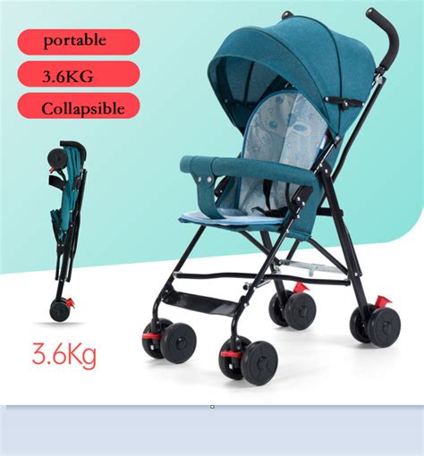 stroller for baby is super portable, can sit, can lie down, easy to ...