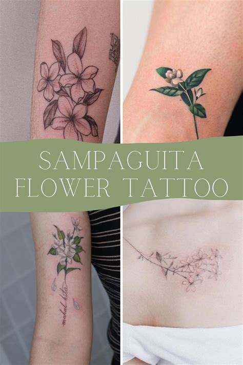 Unique Sampaguita Tattoo Ideas (Jasmine Flowers) - Tattoo Glee