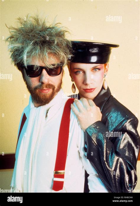 EURYTHMICS UK pop duo of Annie Lennox and Dave Stewart about 1987 Stock Photo - Alamy