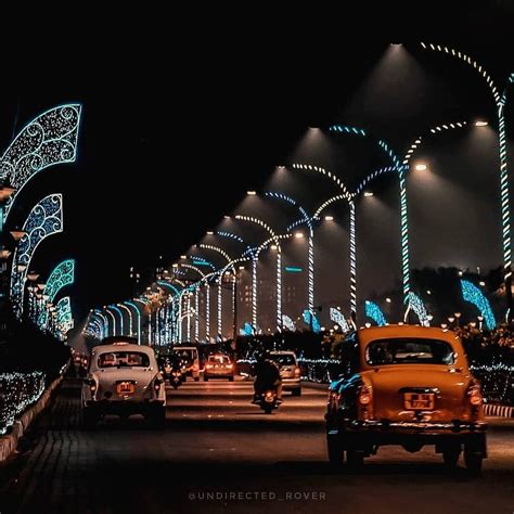 A night view of Kolkata 😍 Credits... - All About Kolkata | Facebook