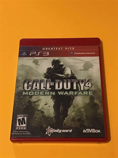 CALL OF DUTY 4: Modern Warfare Greatest Hits (Sony PlayStation 3, 2010) PS3 CIB $12.99 - PicClick