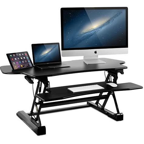 Best Buy: Mount-It! Extra-Wide Height Adjustable Standing Desk ...