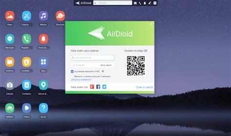 Airdroid, connect your Android phone to your Gnu / Linux desktop