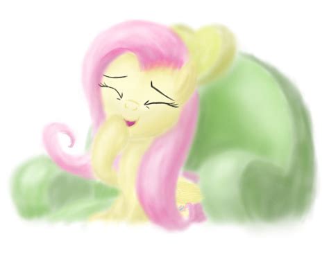 Laughing Fluttershy by SapphireBeam on DeviantArt