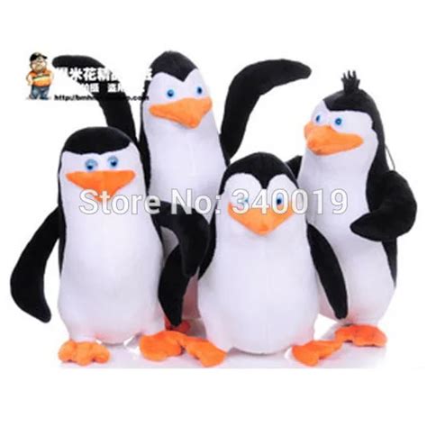 Madagascar Penguins plush 1 pcs/set 15 18 cm Europe's most wanted ...