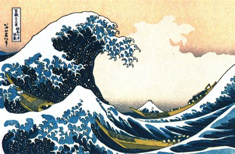 ClimbingNoob: Wallpaper Japanese Tsunami Painting