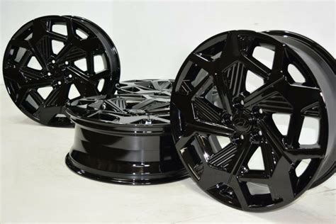 20″ Hyundai Palisade BLACK Factory OEM original set 2020 2021 2022 2023 ...