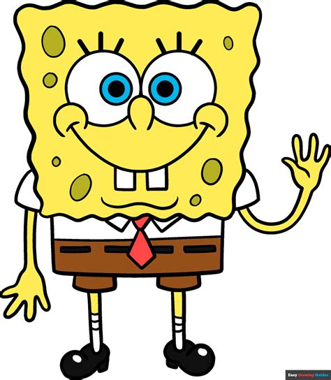 How to Draw Spongebob Squarepants - Really Easy Drawing Tutorial