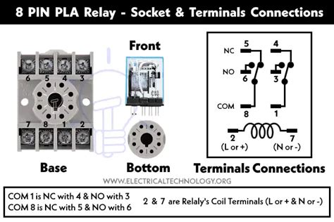 How to Wire 8-PIN Relay for Holding or Latching Circuit?