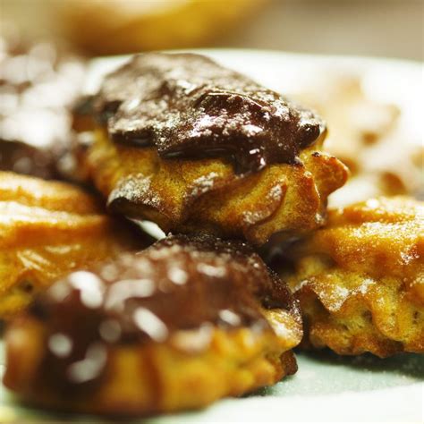 Chocolate and Caramel Eclairs