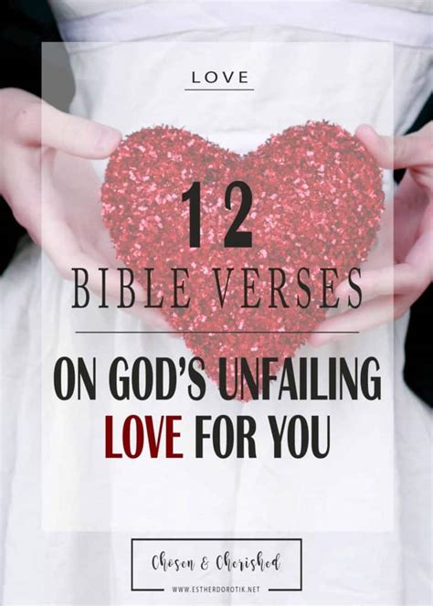 12 Bible Verses on His Great Love For You - Chosen and Cherished