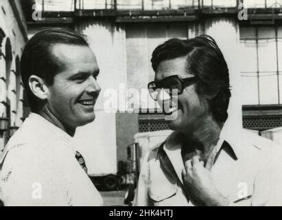 Jack Nicholson and producer Robert Evans CHINATOWN 1974 director Roman Polanski writer Robert ...