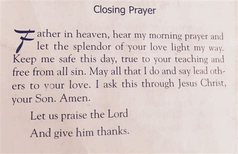 Closing am prayer Closing Prayer, All Sins, Keep Me Safe, Be True To ...