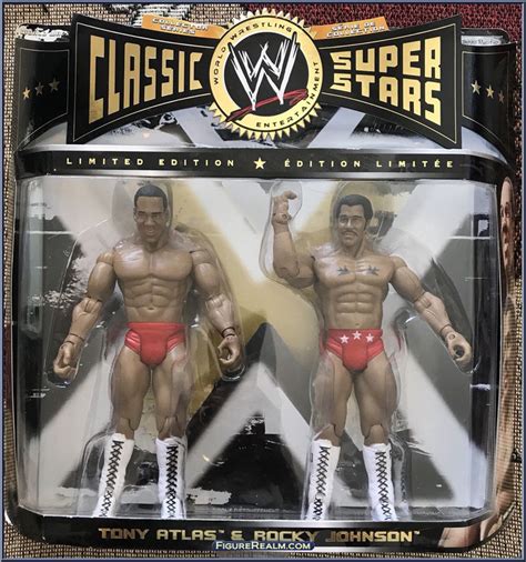 Tony Atlas / Rocky Johnson - WWE Classic Superstars - 2-Packs - Series 10 - Jakks Pacific Action ...