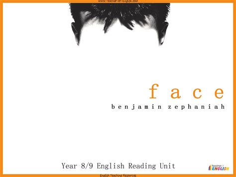 Face by Benjamin Zephaniah - Unit of Work | Teaching Resources