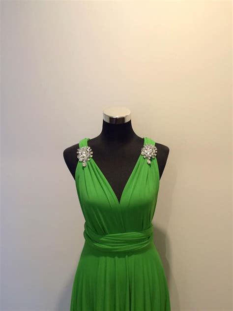 Avocado Green Convertible/Multi-Way Dress – S.i.S Bridal & Fashion