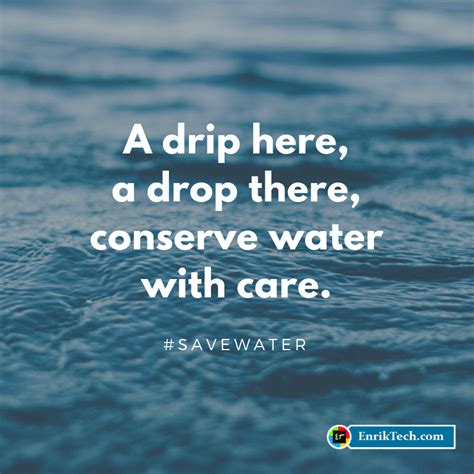 Conserve Water - Enriktech