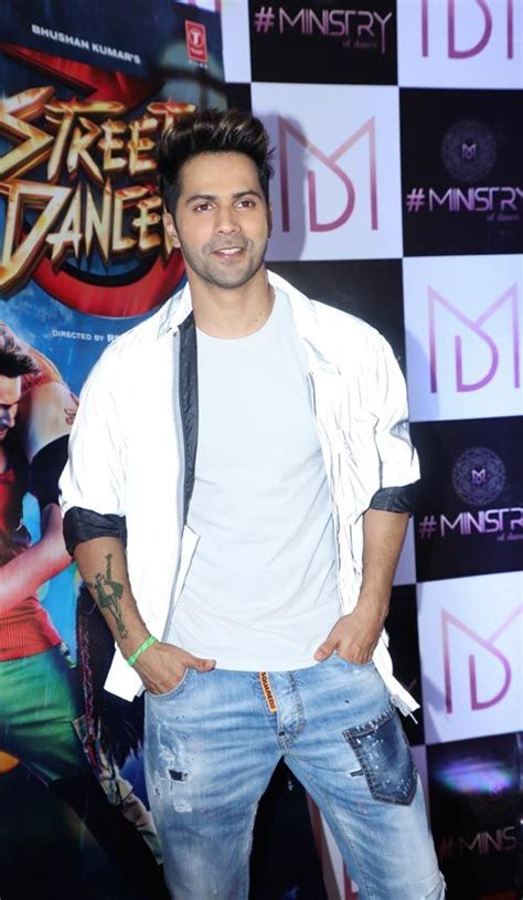 Varun Dhawan Wore A Jacket So White That It Glows In The Dark