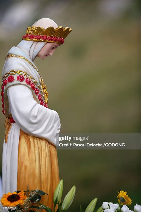 Shrine Of Our Lady Of La Salette Our Lady Of La Salette Statue High-Res Stock Photo - Getty Images